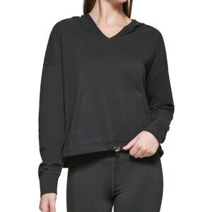 NWT Calvin Klein Performance Long Sleeve Cotton Hoodie T-Shirt XS